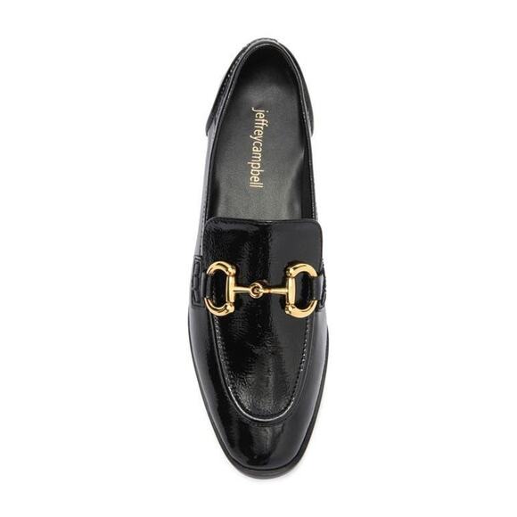 Jeffrey Campbell Addie Bit Black Patent Leather  - Size 5 - Picture 1 of 6